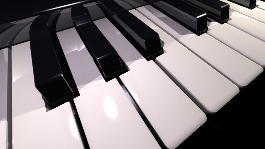 video showing a piano keyboard