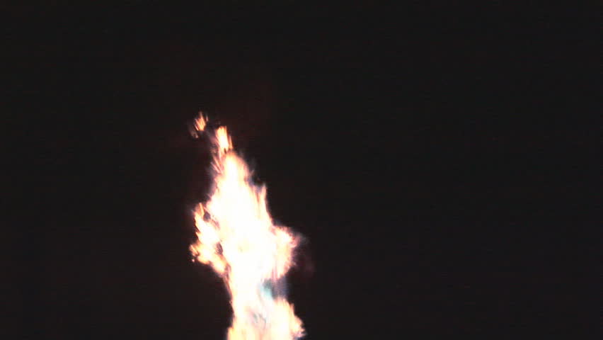 One long and three short bursts of hot air balloon burner