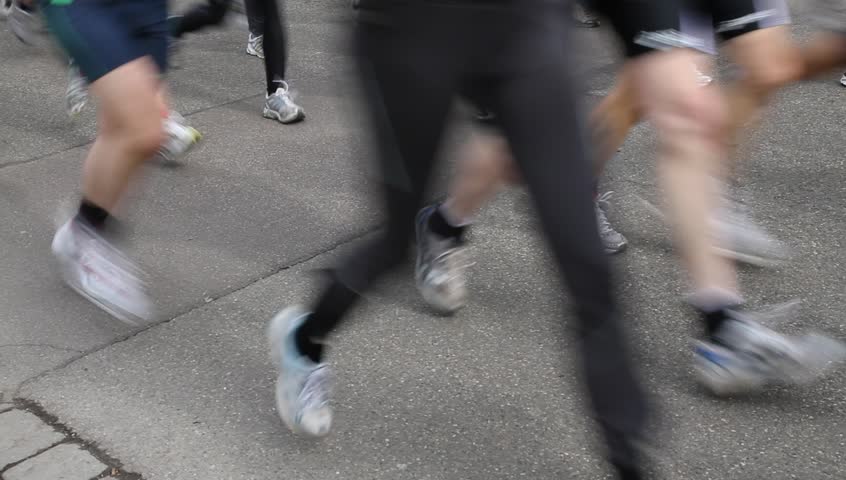 runners in a marathon