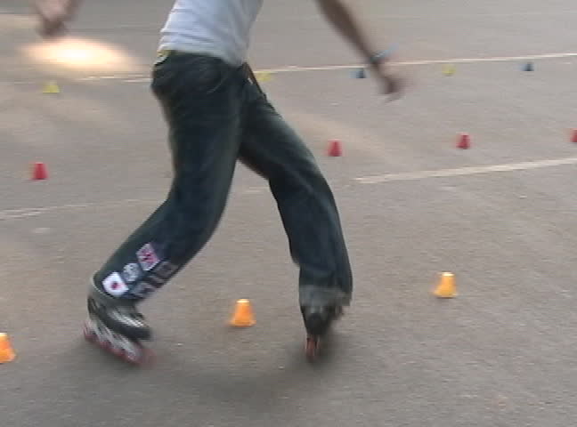 Skating on Rollers