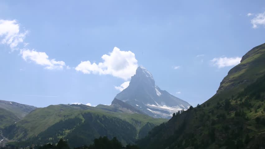 Time Lapse Movie Matterhorn, Zermatt, Switzerland