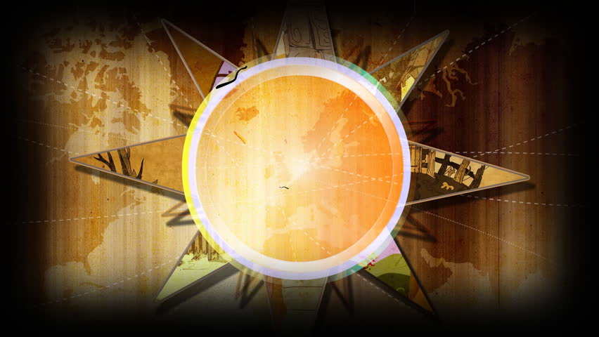 time travel  nostalgia. abstract intro in vintage style. 