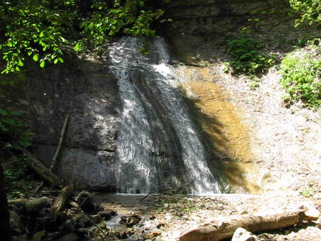 Falls, the river, stream, water,  Caucasus, relief