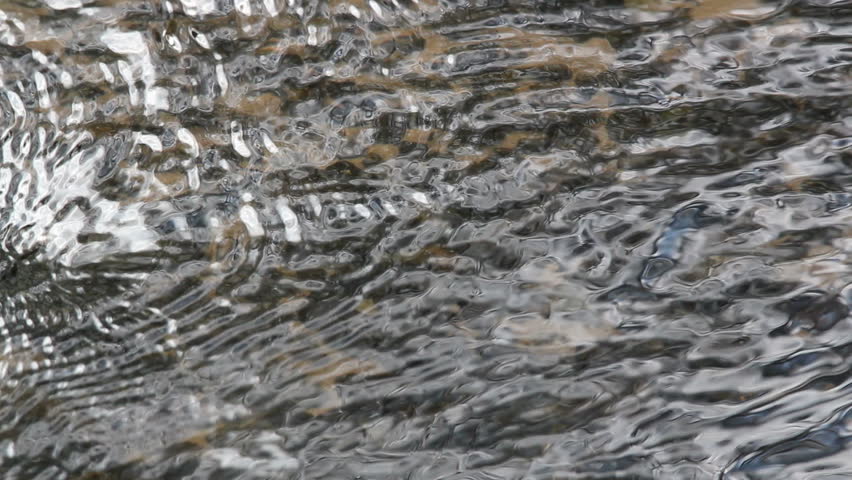 flowing water