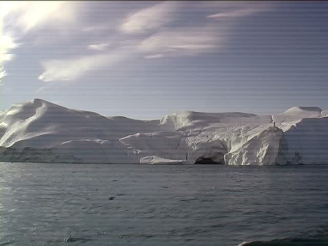 Beautiful Iceberg at Disko Bay, Ilulissat, Greenland. Taken on a beautiful sunny day.