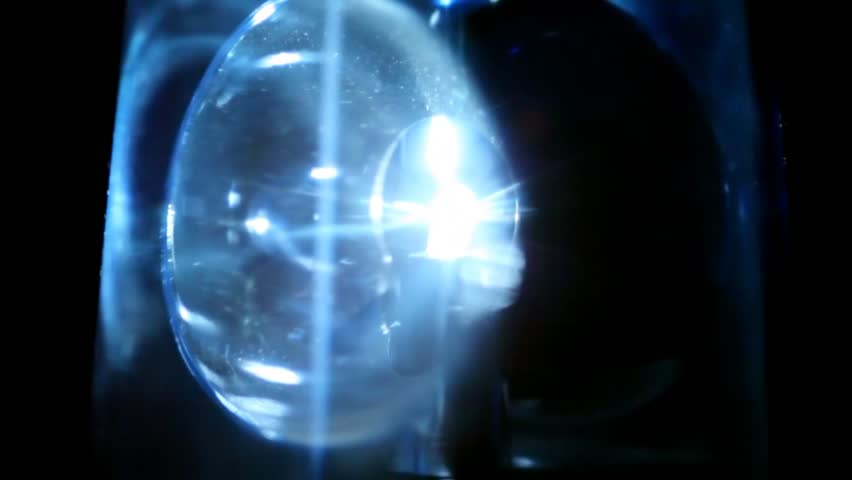 Blue flasher rotates rapidly in dark and emits bright light 