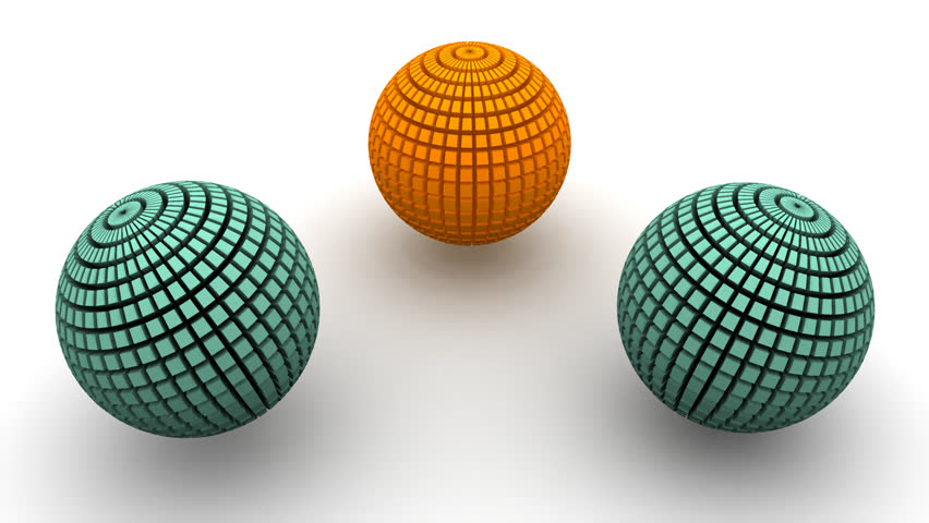 SPHERE rotating. 3d