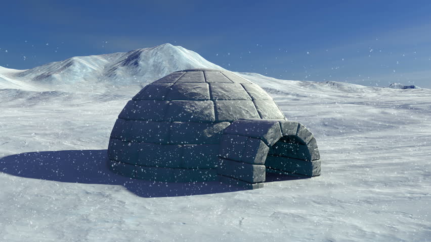 Arctic Igloo - 4K Resolution Ultra HD Filmati e video d’archivio