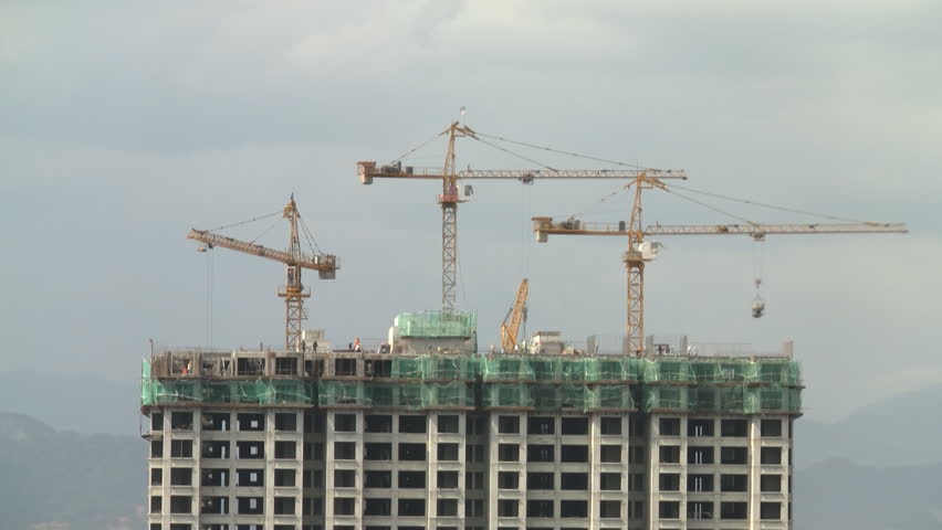 Construction site in Kuala Lumpur Malaysia