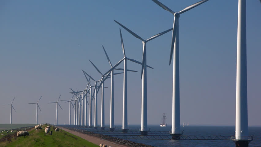wind-turbine in the water