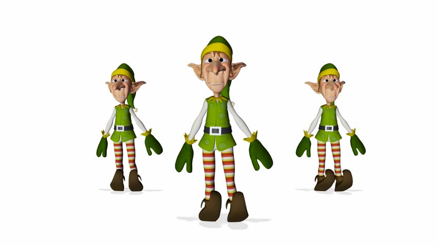 santa helper elf hip hop dance