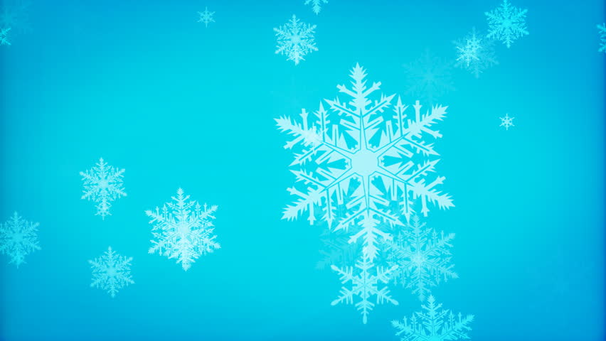 Loopable falling snow, holiday theme  