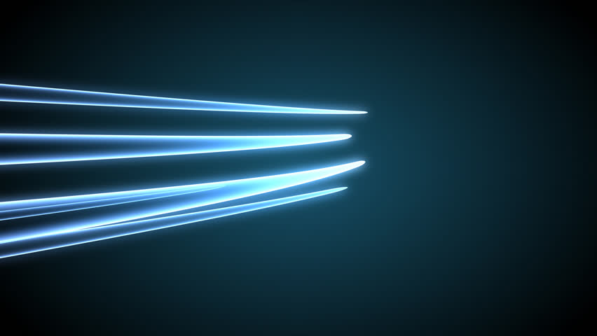 Energy lines twisting and turning through space