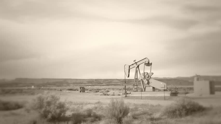 Oil Rig Montage (multiple shots in one)