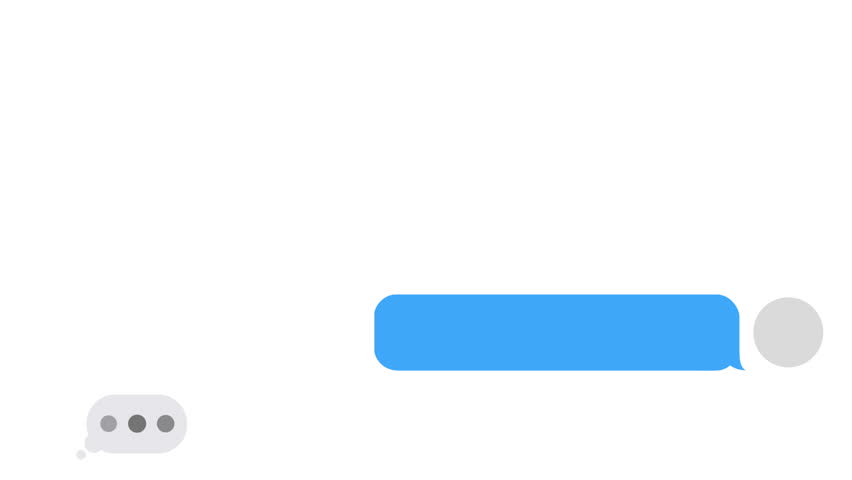 Пустое сообщение. Пустое сообщение без фона. Плашка сообщения. Диалоговое окно мессенджера. Футаж сообщения.