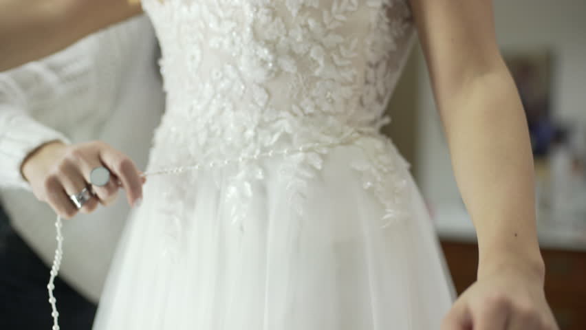 Wedding Gown Alterations Stock Video Footage 4k And Hd Video