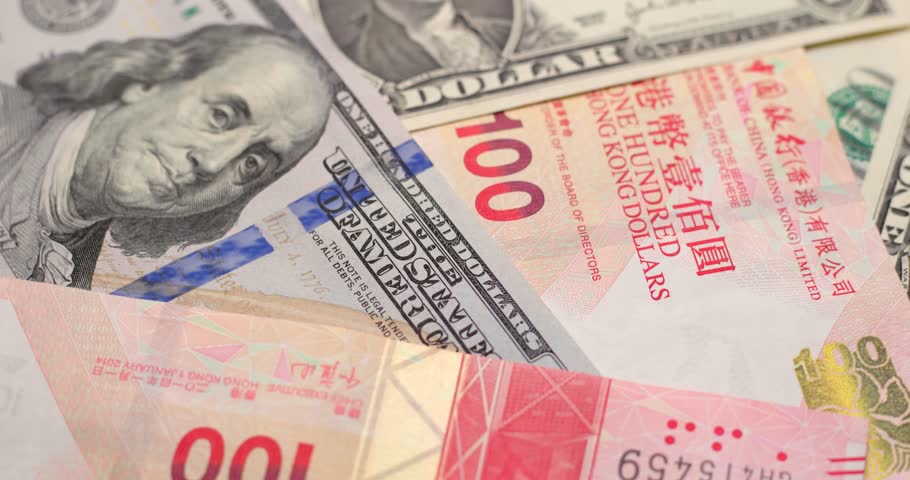 Exchange Rate Between Hkd And Stock Footage Video 100 Royalty Free Exchange Rate Between Hkd And Usd