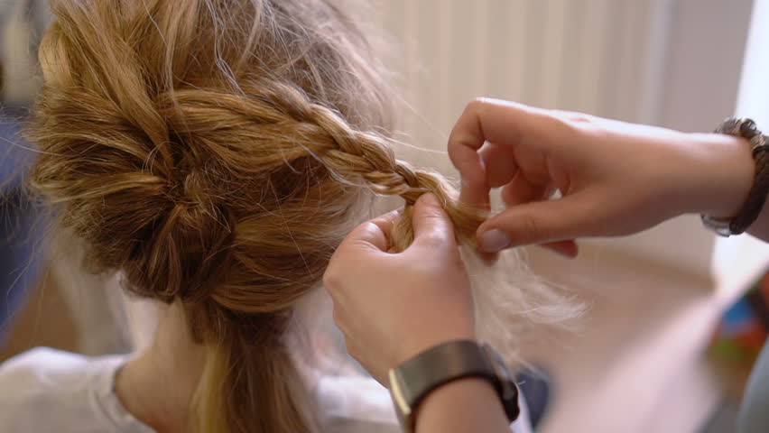 Braid Styles For Kids With Weave Stock Video Footage 4k And Hd