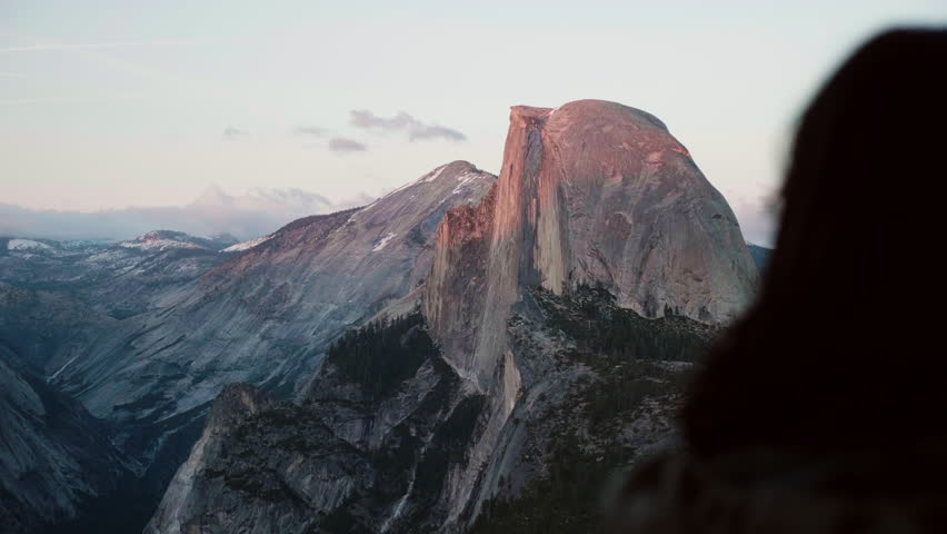 Looking from the Cliff at Yosemite National Park, California image - Free stock photo - Public ...