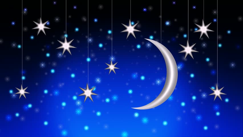 Beautiful Night Sky Moon And Stock Footage Video 100 Royalty Free 1012293827 Shutterstock