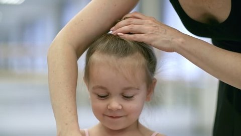 Ballerina Bun Hairdo Stock Video Footage 4k And Hd Video Clips
