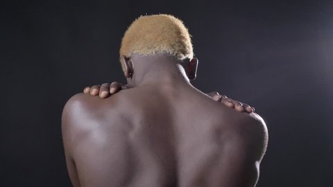 Blonde Hair Muscular Man Stock Video Footage 4k And Hd Video