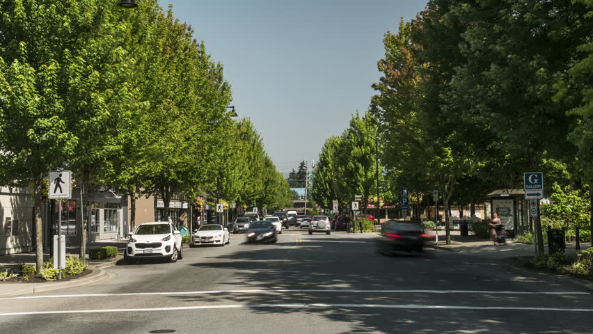 Downtown Maple Ridge Timelapse On Stock Footage Video (100% Royalty ...