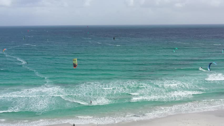 Kite And Surf Beach Spiaggia Stock Footage Video 100 Royalty Free 1018851457 Shutterstock