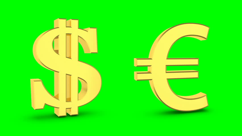 Значок евро и доллара как выглядит United States Economy: стоковое видео - видеоклипы 4K и HD Shutterstock