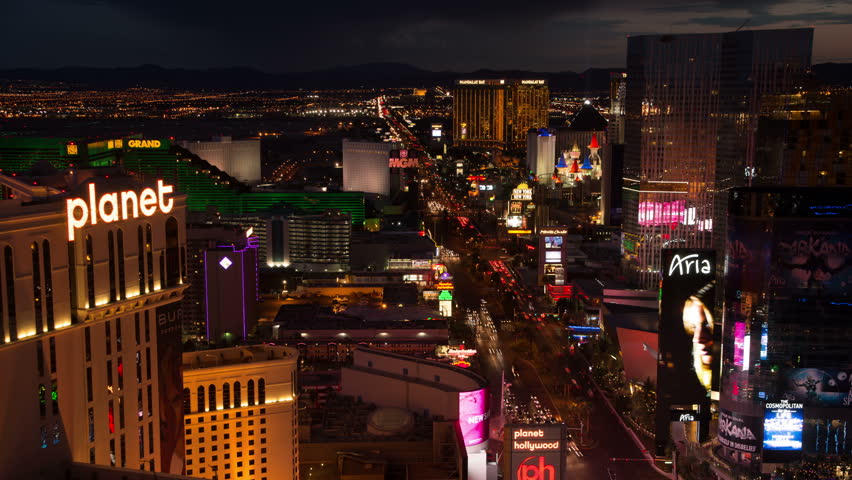 Aria Hotel Footage Stock Clips April 2017 Las Vegas Nevada Time Lapse Of The Strip At Night