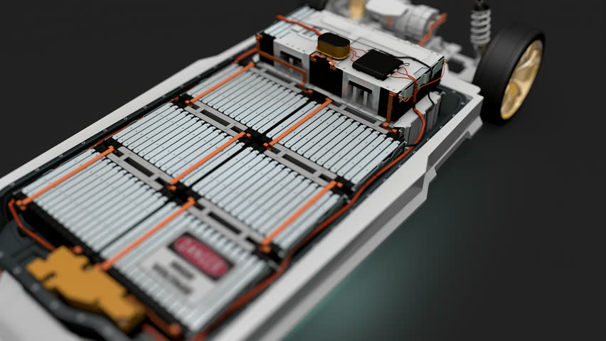 Artist Rendering of EV Battery Pack