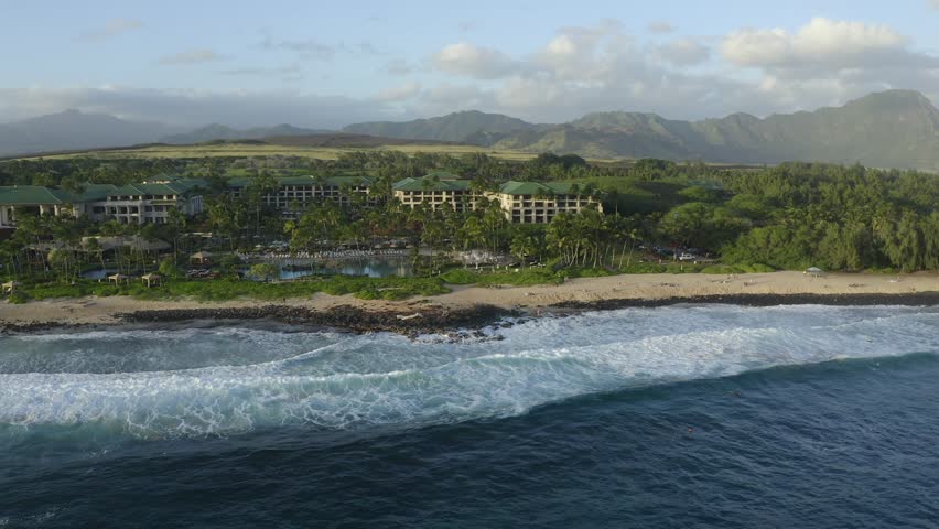 Poipu Beach landscape in Poipu, Hawaii image - Free stock photo ...