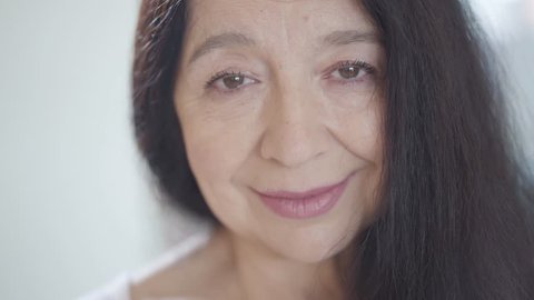 Styles For Long Hair Older Women Stock Video Footage 4k And Hd