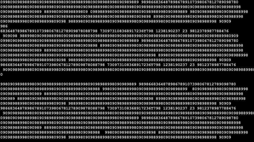 Hacker Code Running On The Stockvideos Filmmaterial 100