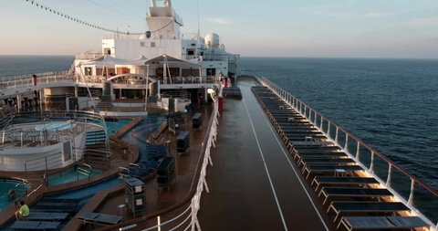 Tui Cruises Mein Schiff 2 January 05 2019 On The Open Deck Of A Cruise Ship On A Calm Morning