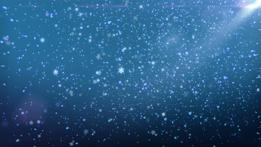 Falling Particles Snowflakes Animation On Stock Footage Video (100% Royalty-free) 1036138547