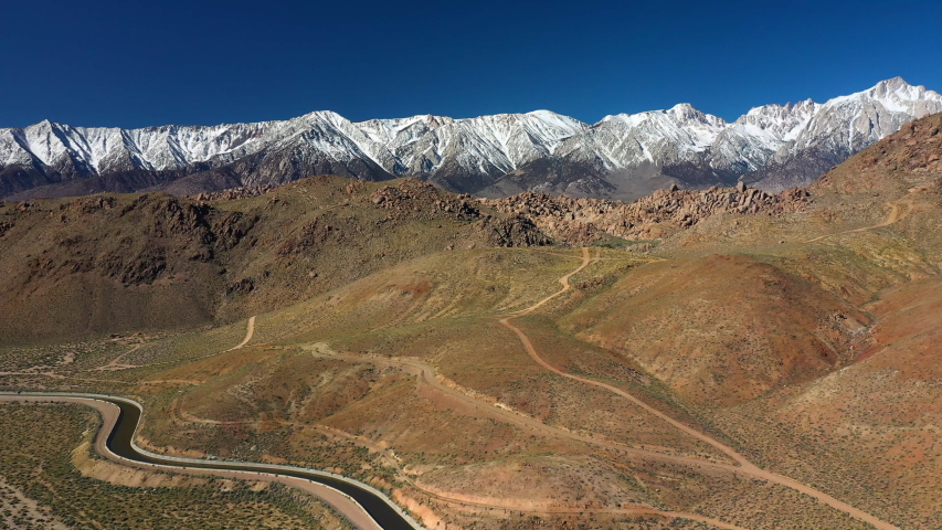 Plains And Hills And Mountains In California Image Free Stock Photo 
