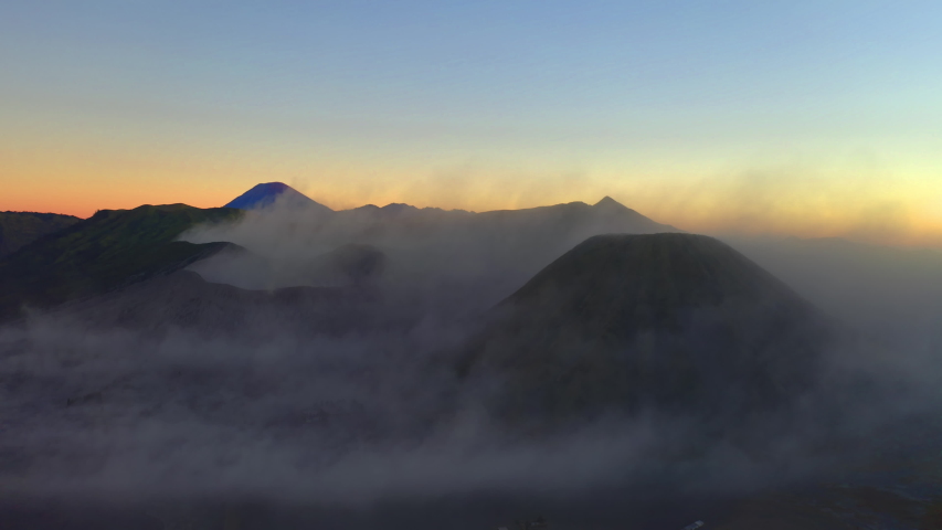 Landscape of Mount Bromo on the Island of Java, Indonesia image - Free ...