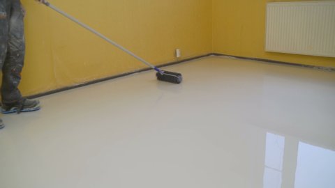 Self Levelling Compound Stock Video Footage 4k And Hd Video