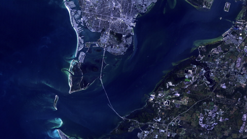 Satellite Image of Tampa, Florida image - Free stock photo - Public ...