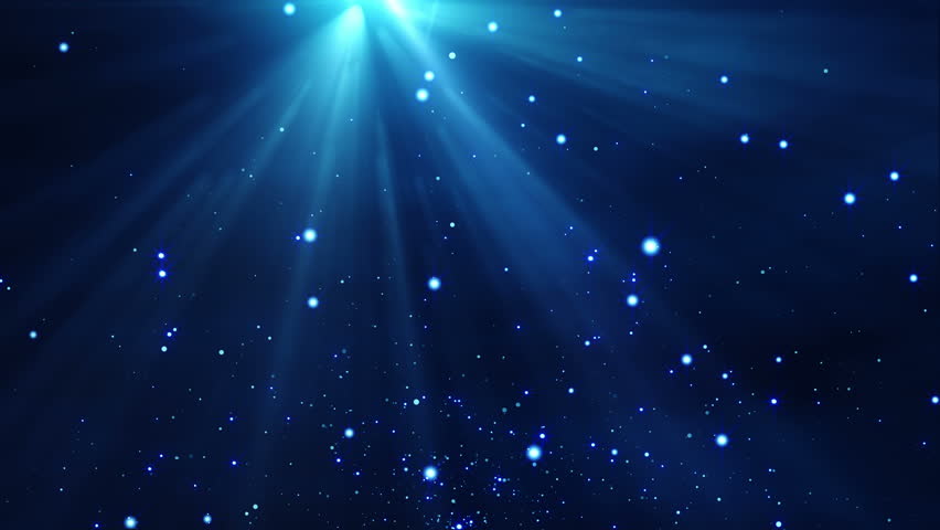 4k Blue Particles Light Stream Stock Footage Video 100 
