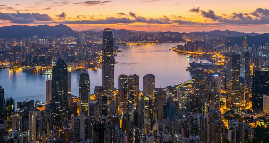 Hong Kong Skyline 4k - Hong Kong 4k Wallpaper, Cityscape, Night, City 