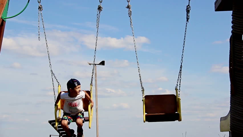 Boy With A Girl Swinging Stock Footage Video 100 Royalty Free 11838617 Shutterstock