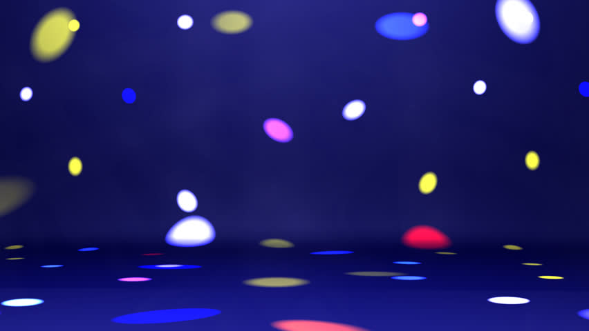 Disco Rotating Spotlights Animation Over Arkivvideomateriale 100