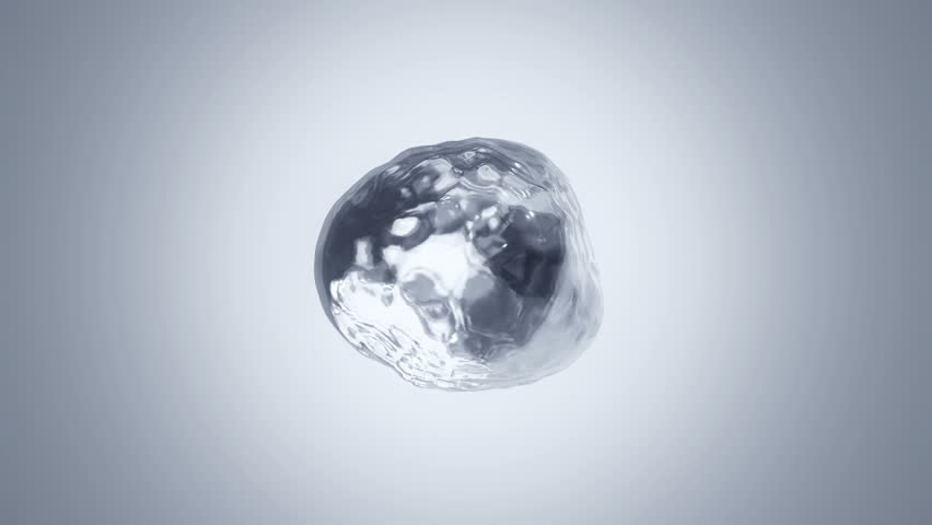 Animation of Water Drop. Seamless Stock Footage Video (100% Royalty