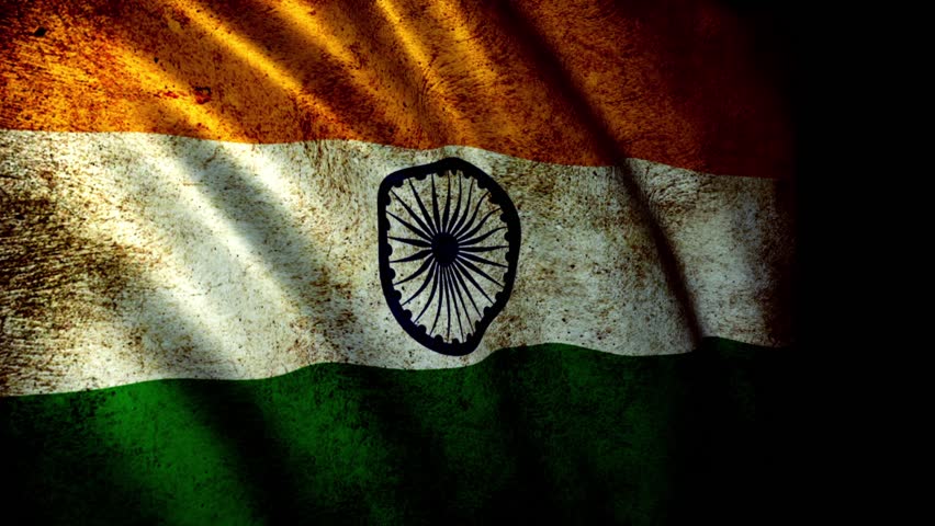  India Flag . Nice Flag Animation Stock Footage Video 100 