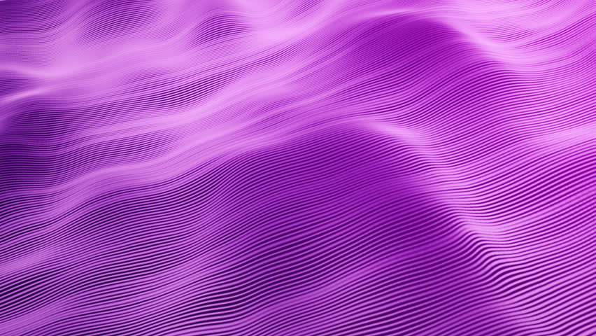 Abstract Background With Wavy Lines From Points. Animation Ripples On ...