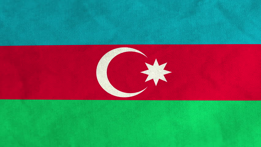 Azerbaijani Flag Waving in the Stock Footage Video (100% ...