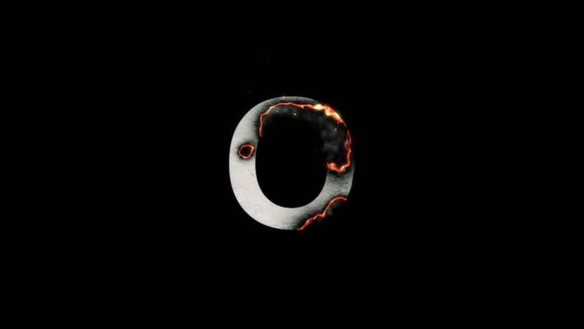 the capital letter q burning to ashes in alpha matte stock footage letter q videos