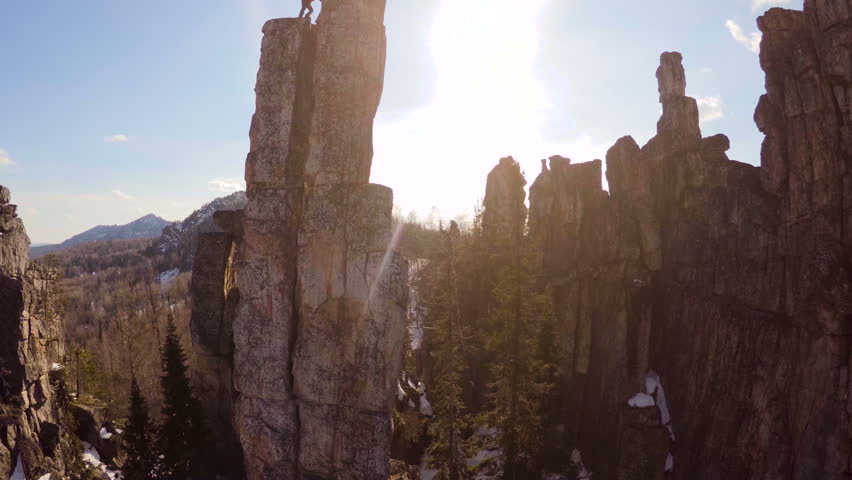 Header of climb